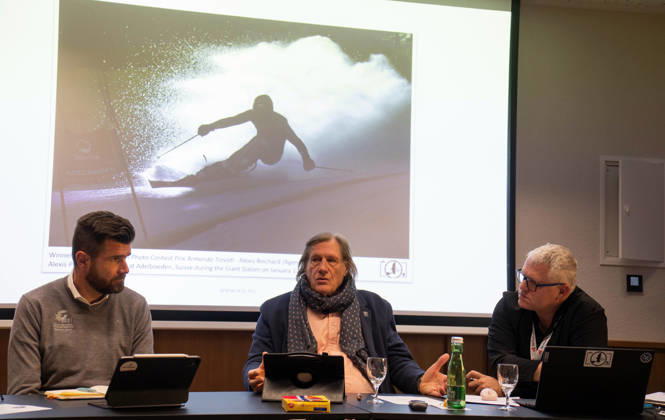 Alpine Skiing, World Cup in Sölden, press conference to mark the start of the World Cup season, informal chat with Team Austria