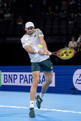TENNIS : ATP, Tennis Herren 250 - Grand Prix Tennis AURA - Decines (France) 22 10 2026 Valentin Vacherot lost in three sets to Luca Van Assche during the tournament of the Auvergne Rhône-Alpes Grand Prix at the LDLC Arena in Décines on October 22, 2026. Photo Sandrine Thesillat PsNewZ  Copyright: xSandrinexTHESILLATx