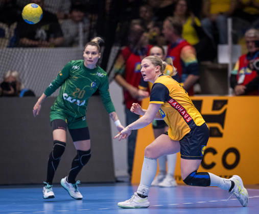 Handball, Women, International Friendly, Sweden vs. Brazil, October 22, 2022: Nina Dano of Sweden during the international friendly handball match between Sweden and Brazil on October 22, 2026 in Alingsas. Photo by Christoffer Borg Mattisson, BILDBYRÅN COP 261 CB0565 handball, Swedish national handball team, Sweden, Brazil, women s national team, BBeng  Copyright: CHRISTOFFERxBORGxMATTISSON BB261022CB032