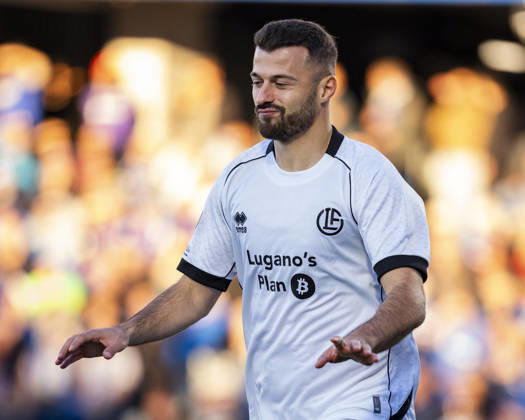 Getafe CF v FC Lugano - UEFA Conference League 2026 27 League Phase MD2 GETAFE, SPAIN - OCTOBER 22: Albian Ajeti of FC Lugano celebrates his goal during the UEFA Conference League 2026 27 League Phase MD2 match between Getafe CF and FC Lugano at Estadio Coliseum on October 22, 2026 in Getafe, Spain. Madrid Estadio Coliseum Madrid Spain Copyright: xAlbertoxGardinx AGardin_20261022_Get_Lug_0019