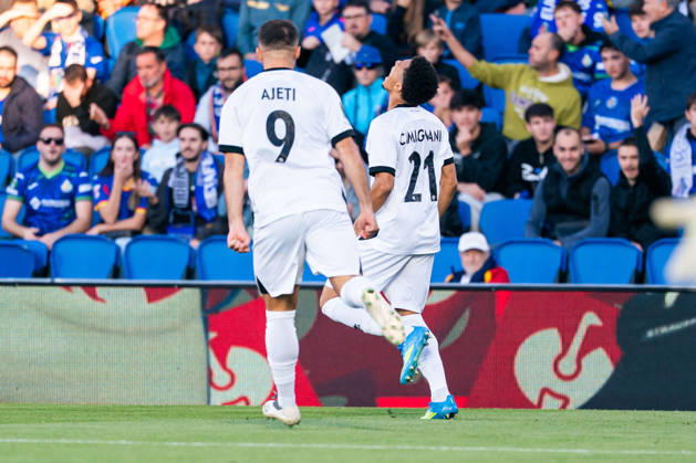 SOCCER - UEFA Conference League - Getafe CF vs. Lugano Photo by IPA ABACAPRESS.COM90038349 - MADRID, SPAIN - OCTOBER 21: Yanis Cimignani of FC Lugano celebrates a goal during the UEFA Champions League 2026 27 Group Stage Matchday 3 match between Real Madrid CF and RB Leipzig at Santiago Bernabéu Stadium on October 21, 2026, in Madrid, Spain. (Tomas Garrido TGB Photo during the Getafe CF vs. Lugano UEFA Conference League soccer match in Getafe, Spain, on October 22, 2026 Getafe Spain Copyright: xIPAxSport ABACAx