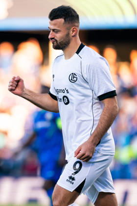 SOCCER - UEFA Conference League - Getafe CF vs. Lugano Photo by IPA ABACAPRESS.COM90038346 - MADRID, SPAIN - OCTOBER 21: Albian Ajeti of FC Lugano celebrates a goal during the UEFA Champions League 2026 27 Group Stage Matchday 3 match between Real Madrid CF and RB Leipzig at Santiago Bernabéu Stadium on October 21, 2026, in Madrid, Spain. (Tomas Garrido TGB Photo during the Getafe CF vs. Lugano UEFA Conference League soccer match in Getafe, Spain, on October 22, 2026 Getafe Spain Copyright: xIPAxSport ABACAx