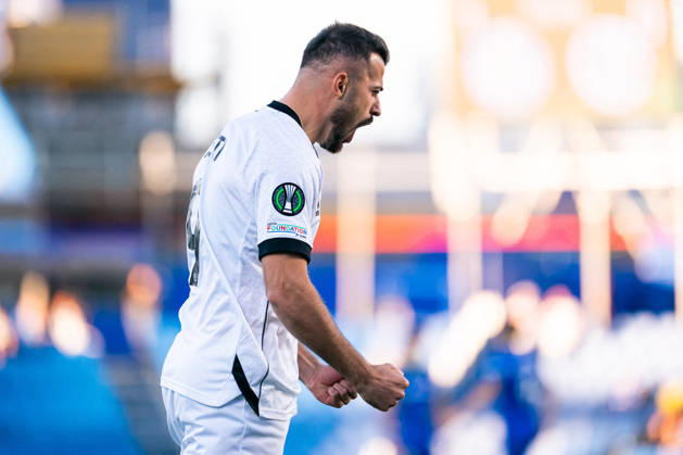 SOCCER - UEFA Conference League - Getafe CF vs. Lugano Photo by IPA ABACAPRESS.COM90038353 - MADRID, SPAIN - OCTOBER 21: Albian Ajeti of FC Lugano celebrates a goal during the UEFA Champions League 2026 27 Group Stage Matchday 3 match between Real Madrid CF and RB Leipzig at Santiago Bernabéu Stadium on October 21, 2026, in Madrid, Spain. (Tomas Garrido TGB Photo during the Getafe CF vs. Lugano UEFA Conference League soccer match in Getafe, Spain, on October 22, 2026 Getafe Spain Copyright: xIPAxSport ABACAx