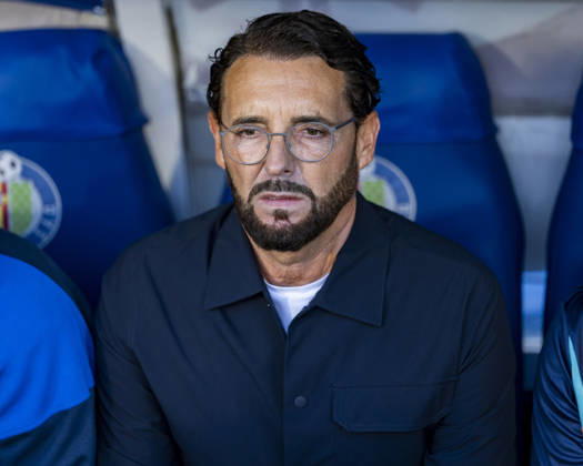 Getafe CF v FC Lugano - UEFA Conference League 2026 27 League Phase MD2 GETAFE, SPAIN - OCTOBER 22: Jose Bordalas, head coach of Getafe CF, sits on the bench prior to the UEFA Conference League 2026 27 League Phase MD2 match between Getafe CF and FC Lugano at Estadio Coliseum on October 22, 2026 in Getafe, Spain. Madrid Estadio Coliseum Madrid Spain Copyright: xAlbertoxGardinx AGardin_20261022_Get_Lug_0053
