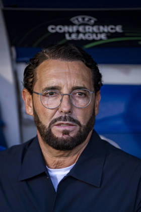 Getafe CF v FC Lugano - UEFA Conference League 2026 27 League Phase MD2 GETAFE, SPAIN - OCTOBER 22: Jose Bordalas, head coach of Getafe CF, sits on the bench prior to the UEFA Conference League 2026 27 League Phase MD2 match between Getafe CF and FC Lugano at Estadio Coliseum on October 22, 2026 in Getafe, Spain. Madrid Estadio Coliseum Madrid Spain Copyright: xAlbertoxGardinx AGardin_20261022_Get_Lug_0056