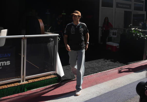 October 22, 2026, Circuit of The Americas, Austin, 2026 FORMULA 1 MSC CRUISES UNITED STATES GRAND PRIX; pictured: George Russell (GBR), Mercedes AMG Petronas Formula One Team. Photo by Hasan Bratic, DeFodi Images