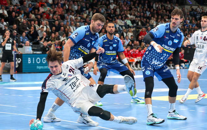 Handball, HBL, TVB 1898 Stuttgart - SG BBM Bietigheim