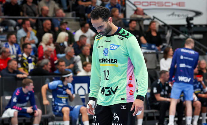 October 22, 2026, Germany, Stuttgart, Opel HBL, 2026–2027 Bundesliga, TVB Stuttgart vs. SG BBM Bietigheim, Mohamed Essam Moustafa El Tayar (TVB)
