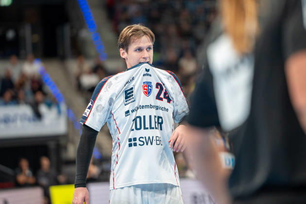 Handball I Men I 2026–2027 Season I Bundesliga I Matchday 10 I TVB Stuttgart vs. SG BBM Bietigheim I October 22, 2026 Maxim Orlov 24, SG BBM Bietigheim Stuttgart Porsche Arena Baden-Württemberg Germany Copyright: xLobeca MaxxPetershansx