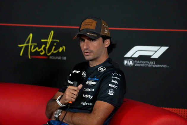 October 22, 2026, Circuit of The Americas, Austin, 2026 FORMULA 1 MSC CRUISES UNITED STATES GRAND PRIX, pictured: Carlos Sainz Jr. (ESP), Atlassian Williams F1 Team. Photo by Hasan Bratic, DeFodi Images