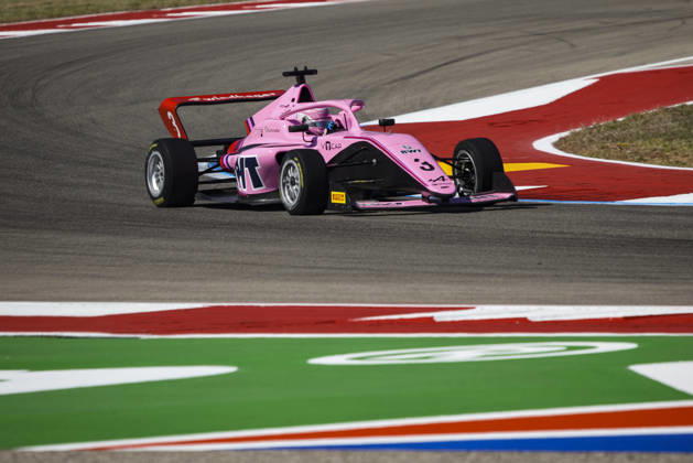 AUTO - F1 ACADEMY 2026 - AUSTIN 03 GADEMAN Nina (nld), MP Motorsport supported by Alpine,Tatuus F4-T421, action during the 5th round of the 2026 F1 Academy from October 23 to 25, 2026 on the Circuit of the America, in Austin, Texas, United States of America - AustinUnited States Copyright: xXavixBonillax