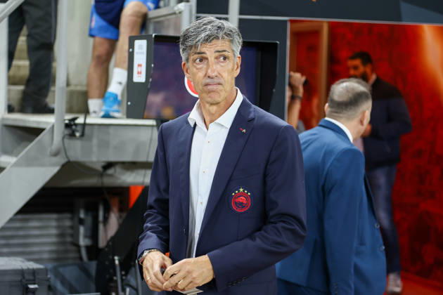 Olympiacos F.C. v AC Sparta Prague UEFA Europa League Imanol Alguacil Manager of Olympiacos F.C. during the UEFA Europa League match at Karaiskakis Stadium, Piraeus 22 10 2026 UK Newspapers OUT Copyright: xYannisxHalasx FIL-24108-0031
