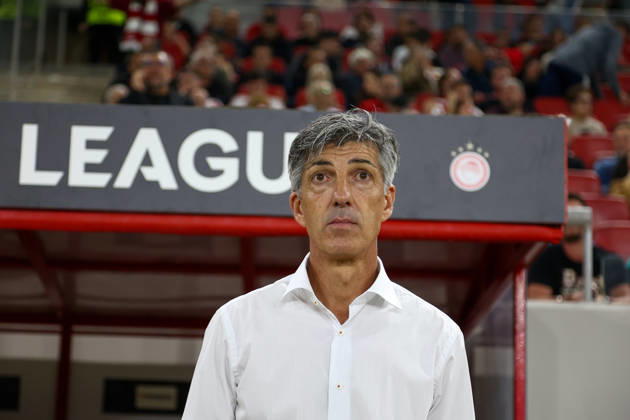 Olympiacos F.C. v AC Sparta Prague UEFA Europa League Imanol Alguacil Manager of Olympiacos F.C. during the UEFA Europa League match at Karaiskakis Stadium, Piraeus 22 10 2026 UK Newspapers OUT Copyright: xYannisxHalasx FIL-24108-0036