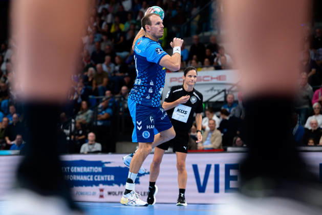 Stuttgart HBL 26 27 TVB Stuttgart SG BBM Bietigheim Kai Häfner Haefner Stuttgart Stuttgart Porsche Arena Baden-Württemberg Germany