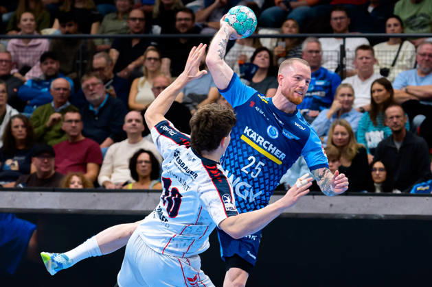 Stuttgart HBL 26 27 TVB Stuttgart SG BBM Bietigheim Jonas Josef Bietigheim, Patrick Zieker Stuttgart Stuttgart Porsche Arena Baden-Württemberg Germany