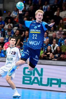 Stuttgart HBL 26 27 TVB Stuttgart SG BBM Bietigheim Torben Matzken Stuttgart Stuttgart Porsche Arena Baden-Württemberg Germany