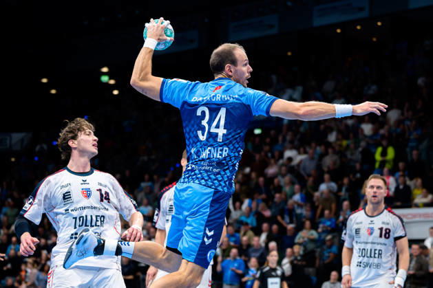 Stuttgart HBL 26 27 TVB Stuttgart SG BBM Bietigheim Kai Häfner Haefner Stuttgart Stuttgart Porsche Arena Baden-Württemberg Germany
