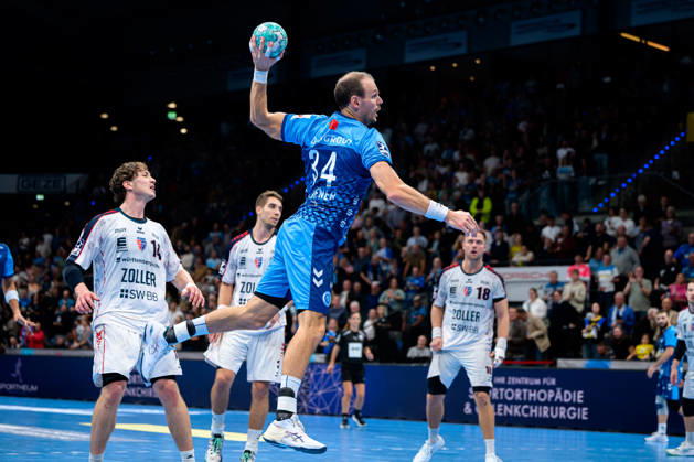 Stuttgart HBL 26 27 TVB Stuttgart SG BBM Bietigheim Kai Häfner Haefner Stuttgart Stuttgart Porsche Arena Baden-Württemberg Germany