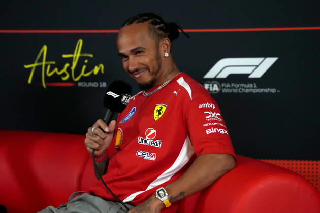 October 22, 2026, Circuit of The Americas, Austin, 2026 FORMULA 1 MSC CRUISES UNITED STATES GRAND PRIX, pictured: Lewis Hamilton (GBR), Scuderia Ferrari HP Photo by Hasan Bratic, DeFodi Images