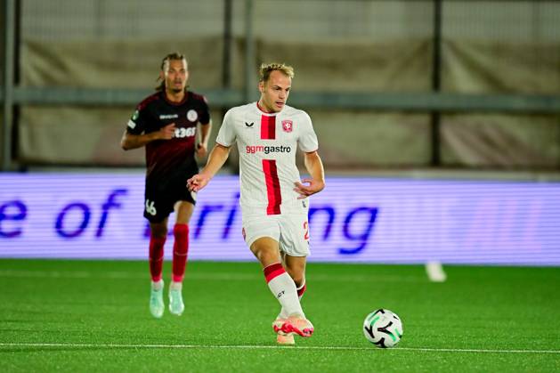 GIBRALTAR , 22 10-2026 , Europa Point stadium , season 2026 2027 , UEFA Conference League football , match between Lincoln Red Imps FC and FC Twente , picture shows FC Twente player Thomas van den Belt Lincoln Red Imps - Twente  x208962154x Copyright:
