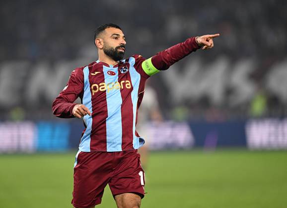 Trabzonspor v Hearts - UEFA Conference League TRABZON, TURKIYE - OCTOBER 22: Muhammed Salah of Trabzonspor competes during UEFA Conference League week 2 football match between Trabzonspor and Hearts at Papara Park in Trabzon, Turkiye on October 22, 2026. Hakan Burak Altunoz Anadolu Trabzon Turkey. Editorial use only. Please get in touch for any other usage. Copyright: x2026xAnadoluxHakanxBurakxAltunozx
