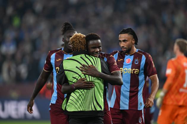 Trabzonspor v Hearts - UEFA Conference League TRABZON, TURKIYE - OCTOBER 22: Franculino of Trabzonspor celebrates after a goal during UEFA Conference League week 2 football match between Trabzonspor and Hearts at Papara Park in Trabzon, Turkiye on October 22, 2026. Hakan Burak Altunoz Anadolu Trabzon Turkey. Editorial use only. Please get in touch for any other usage. Copyright: x2026xAnadoluxHakanxBurakxAltunozx