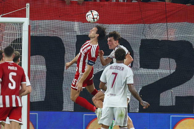 Olympiacos F.C. v AC Sparta Prague UEFA Europa League Panagiotis Retsos of Olympiacos F.C. during the UEFA Europa League match at Karaiskakis Stadium, Piraeus 22 10 2026 UK Newspapers OUT Copyright: xYannisxHalasx FIL-24108-0048