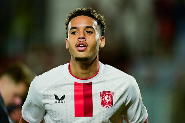 GIBRALTAR , 22 10-2026 , Europa Point stadium , season 2026 2027 , UEFA Conference League football , match between Lincoln Red Imps FC and FC Twente , picture shows FC Twente player Daouda Weidmann Lincoln Red Imps - Twente  x208965261x Copyright: