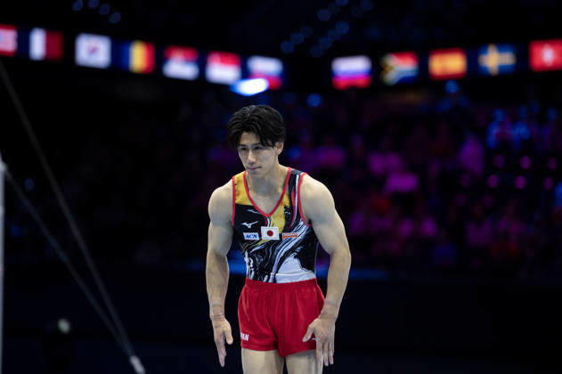 Rotterdam The Netherlands 22nd October 2026 World Championships artistic gymnastics. Men™s all round final Floor Daiki Hashimoto (JPN) turnen