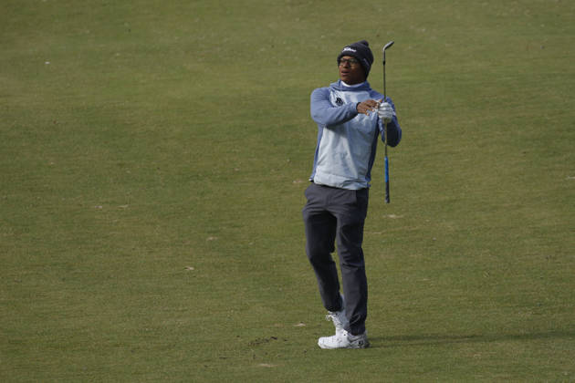 October 23, 2026, Cheonan, Chungnam, SOUTH KOREA: Oct 23, 2026-Cheonan, South Korea-Robin WILLIAMS of South Africa Second Shot on 6th Green during a DP World Tour Genesis Championship at Woo Jeong Hills CC in Cheonan, South Korea. Cheonan SOUTH KOREA - ZUMAr168 20261023_aap_r168_037 Copyright: xRyuxSeung-Ilx
