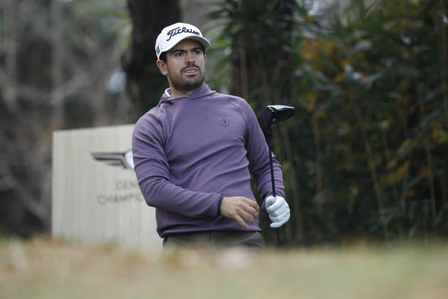 October 23, 2026, Cheonan, Chungnam, SOUTH KOREA: Oct 23, 2026-Cheonan, South Korea-Brandon KEWALRAMANI of United States Driver Shot on 6th Tee during a DP World Tour Genesis Championship at Woo Jeong Hills CC in Cheonan, South Korea. DP World Tour Genesis Championship Round2  - ZUMAr168 20261023_aap_r168_071 Copyright: xRyuxSeung-Ilx