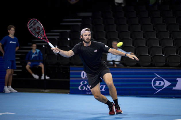 TENNIS : ATP, Tennis Herren 250 - Grand Prix Tennis AURA - Decines (France) 23 10 2026 Corentin MOUTET (FRA) vs Tommy PAUL (USA) during the tournament of the Auvergne Rhône-Alpes Grand Prix at the LDLC Arena in Décines on October 23, 2026. Photo Sandrine Thesillat PsNewZ  Copyright: xSandrinexTHESILLATx