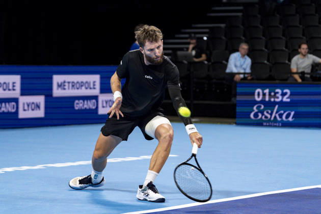 TENNIS : ATP, Tennis Herren 250 - Grand Prix Tennis AURA - Decines (France) 23 10 2026 Corentin MOUTET (FRA) vs Tommy PAUL (USA) during the tournament of the Auvergne Rhône-Alpes Grand Prix at the LDLC Arena in Décines on October 23, 2026. Photo Sandrine Thesillat PsNewZ  Copyright: xSandrinexTHESILLATx