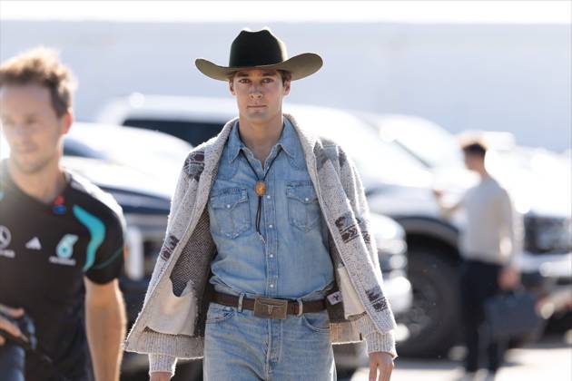 RECORD DATE NOT STATED 23rd October 2026; Circuit of the Americas, Austin, United States; Formula 1, United States Grand Prix, Free Practice Day; George Russell (63) of Great Britain and Mercedes-AMG PETRONAS Formula One Team enters the paddock BobxKupbens