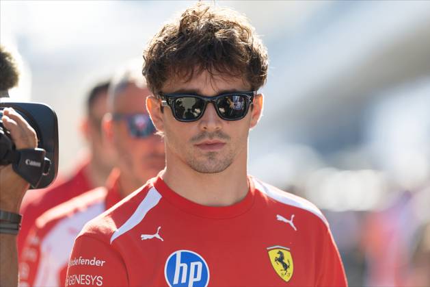 RECORD DATE NOT STATED 23rd October 2026; Circuit of the Americas, Austin, United States; Formula 1, United States Grand Prix, Free Practice Day; Charles Leclerc (16) of Monaco and Scuderia Ferrari HP walks in the paddock BobxKupbens