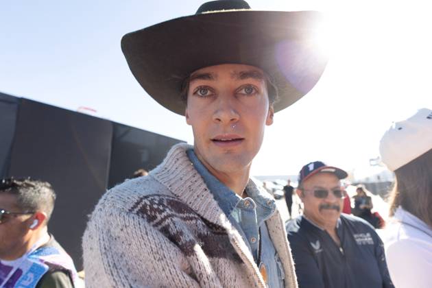 RECORD DATE NOT STATED 23rd October 2026; Circuit of the Americas, Austin, United States; Formula 1, United States Grand Prix, Free Practice Day; George Russell (63) of Great Britain and Mercedes-AMG PETRONAS Formula One Team enters the paddock BobxKupbens