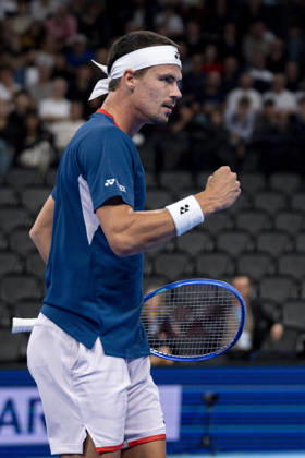 TENNIS : ATP, Tennis Herren 250 - Grand Prix Tennis AURA - Decines (France) 23 10 2026 Daniel ALTMAIER (GER) vs Taylor FRITZ (USA) during the tournament of the Auvergne Rhône-Alpes Grand Prix at the LDLC Arena in Décines on October 23, 2026. Photo Sandrine Thesillat PsNewZ  Copyright: xSandrinexTHESILLATx
