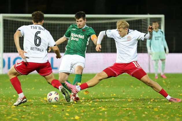 Football, Bavarian Regional League, 1. FC Schweinfurt 05 v TSV Landsberg