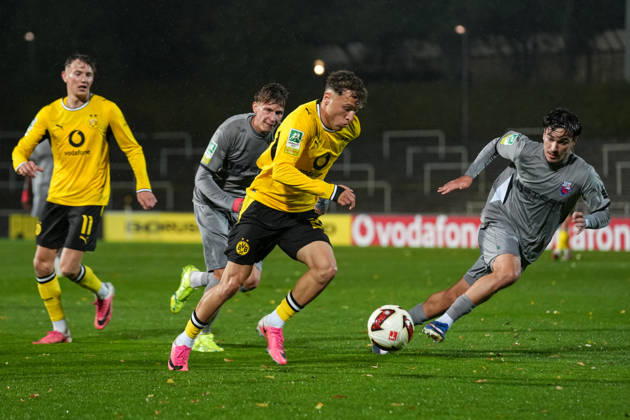 Friday, October 23, 2026 2026–2027 Season, Matchday 14, Regionalliga West at Rote Erde Stadium, Dortmund, Germany BV Borussia Dortmund U23 vs. Bonner SC Malik Hodroj BVB