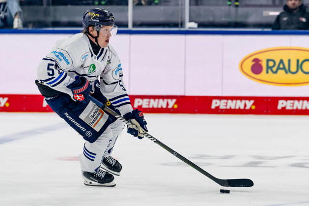Emil Johansson, Iserlohn Roosters, 57 (GER), EHC Red Bull Munich vs. Iserlohn Roosters, DEL, 2026–2027 season, Matchday 11, October 23, 2026. Photo: HMB Media, Franz Feiner Copyright: HMBxMedia FranzxFeiner