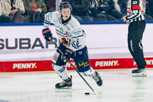 Norwin Panocha, Iserlohn Roosters, 06 GER, EHC Red Bull Munich vs. Iserlohn Roosters, DEL, 2026–2027 season, Matchday 11, October 23, 2026. Photo: HMB Media, Franz Feiner Copyright: HMBxMedia FranzxFeiner