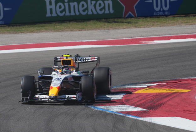 October 23, 2026, Circuit of The Americas, Austin, 2026 FORMULA 1 MSC CRUISES UNITED STATES GRAND PRIX, Liam Lawson (NZL), Visa Cash App Racing Bulls Formula One Team. Photo by Hasan Bratic, DeFodi Images