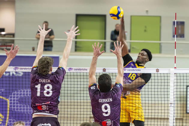 Volleyball, VBL, VG Mitteldeutschland v Netzhoppers Wusterhausen
