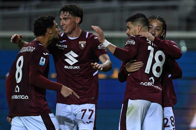 Db Torino 23 10 2026 - campionato di calcio serie A Torino-Monza foto Daniele Buffa Image nella foto: esultanza gol Kian Fitz Jim 