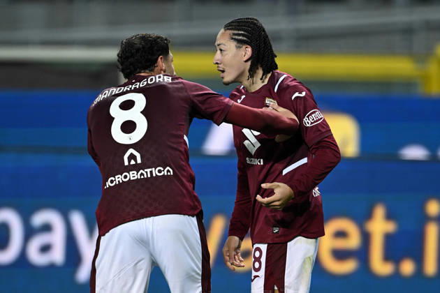 Db Torino 23 10 2026 - campionato di calcio serie A Torino-Monza foto Daniele Buffa Image nella foto: esultanza gol Kian Fitz Jim 