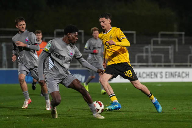 Friday, October 23, 2026 2026–2027 Season, Matchday 14, Regionalliga West at Rote Erde Stadium, Dortmund, Germany BV Borussia Dortmund U23 Bonner SC Luca Reggiani BVB