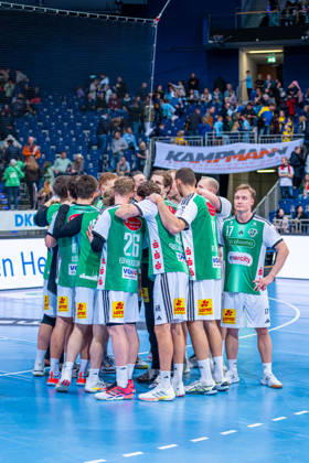 v l, TSV Hannover Burgdorf (green) vs. TBV Lemgo Lippe (blue) on Matchday 10 of the 2026–2027 season in the Opel Handball Bundesliga, October 23, 2026, ZAG Arena Hannover, GER, Copyright: xJanxGuentherx xTSVxHannover-Burgdorfx