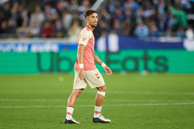 October 23, 2026, Vitoria, Alaba, Spain: David Larrubia of Malaga CF looks on during the LaLiga EA Sports match between Deportivo Alaves and Malaga CF at Mendizorrotza on October 23, 2026, in Vitoria, Spain. Vitoria Spain - ZUMAa181 20261023_zaa_a181_010 Copyright: xRicardoxLarreinax