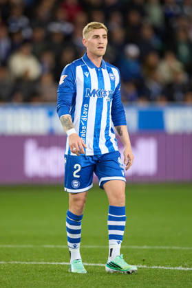 October 23, 2026, Vitoria, Alaba, Spain: Nicolas Valentini of Deportivo Alaves looks on during the LaLiga EA Sports match between Deportivo Alaves and Malaga CF at Mendizorrotza on October 23, 2026, in Vitoria, Spain. Vitoria Spain - ZUMAa181 20261023_zaa_a181_013 Copyright: xRicardoxLarreinax