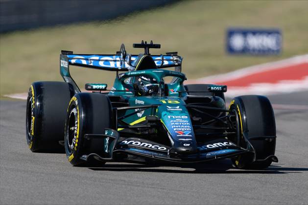 RECORD DATE NOT STATED 23rd October 2026; Circuit of the Americas, Austin, United States; Formula 1, United States Grand Prix, Free Practice Day; Lance Stroll (18) of Canada and Aston Martin Aramco Formula One Team during Free Practice 1 BobxKupbens